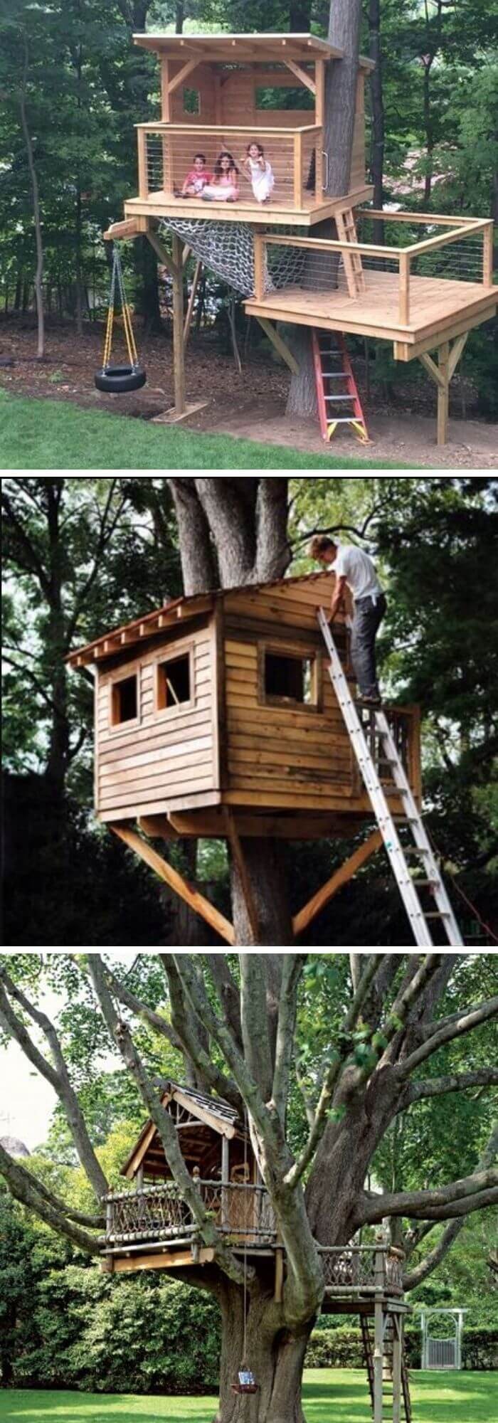 Backyard DIY Treehouse