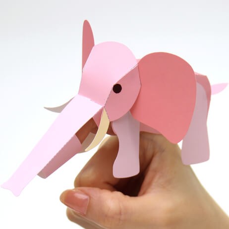 Elephant finger puppets