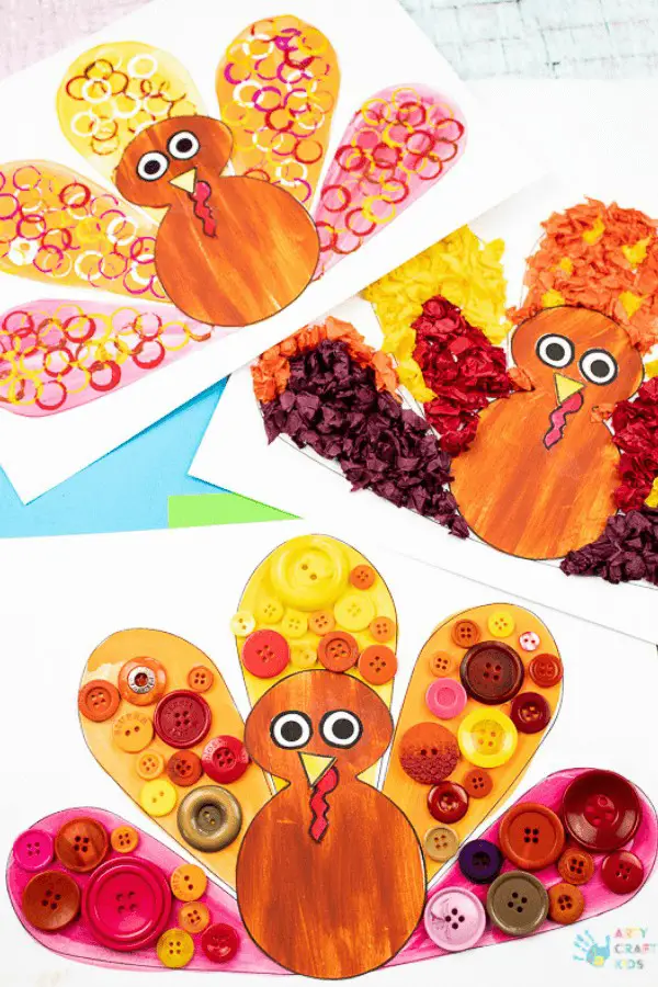 Simple Ideas For Kids Crafts For Thanksgiving