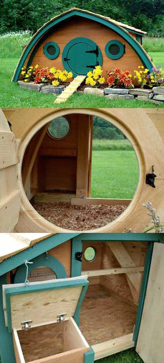 Hobbit house chicken coop