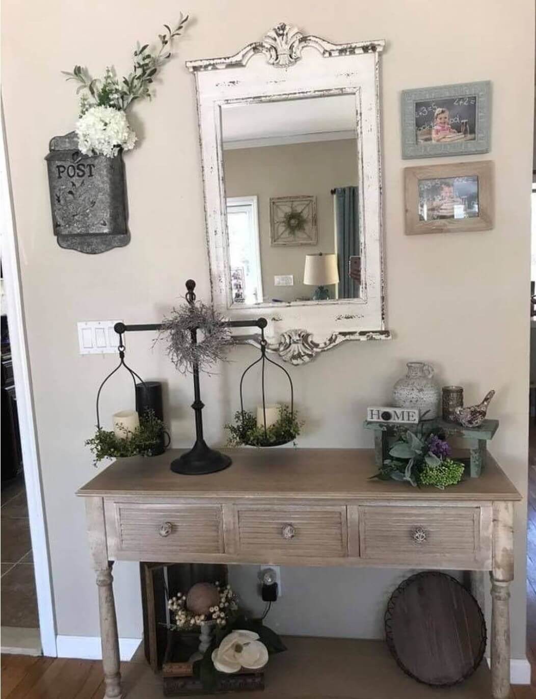 #10. Entryway mirror