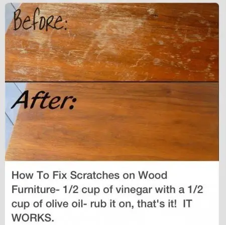 How to fix scratches on wood