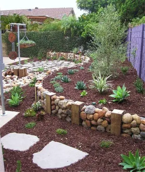 9-11. Gabion raised beds