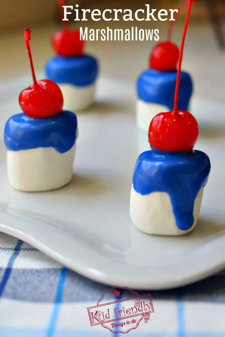 Patriotic Firecracker Marshmallows