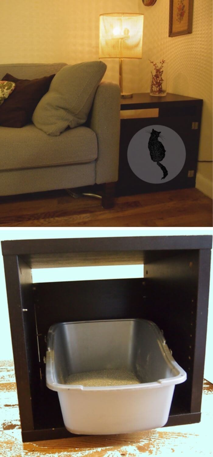 Kitty silhouette cabinet