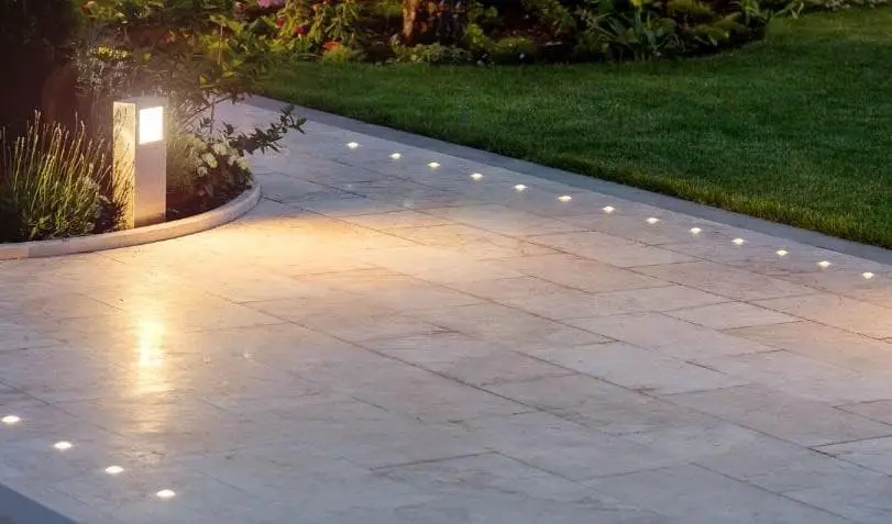 Ground driveway lighting ideas