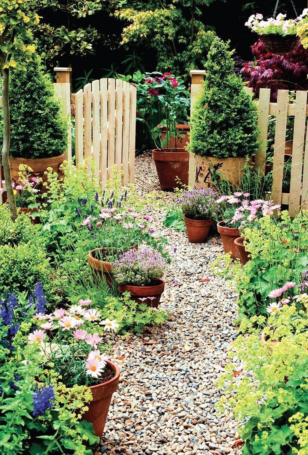 Paths in Cottage Style Garden Ideas