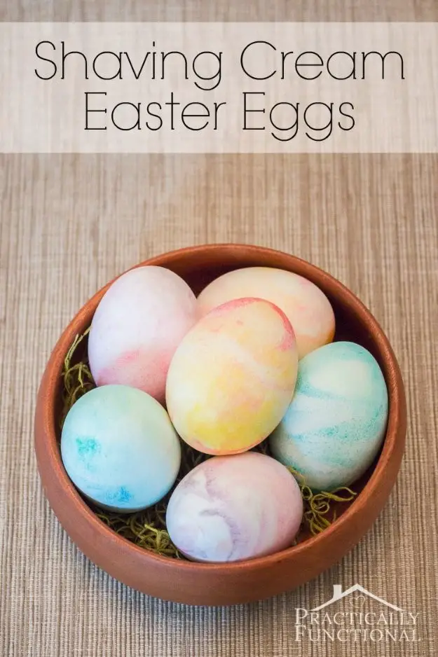 How To Make Shaving Cream Easter Eggs