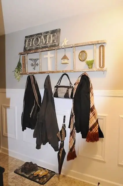 DIY Entrance mud Coat Rack