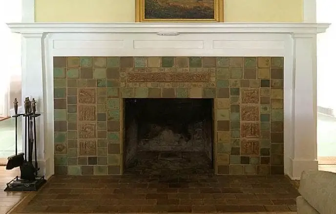 Craftsman fireplace tile ideas