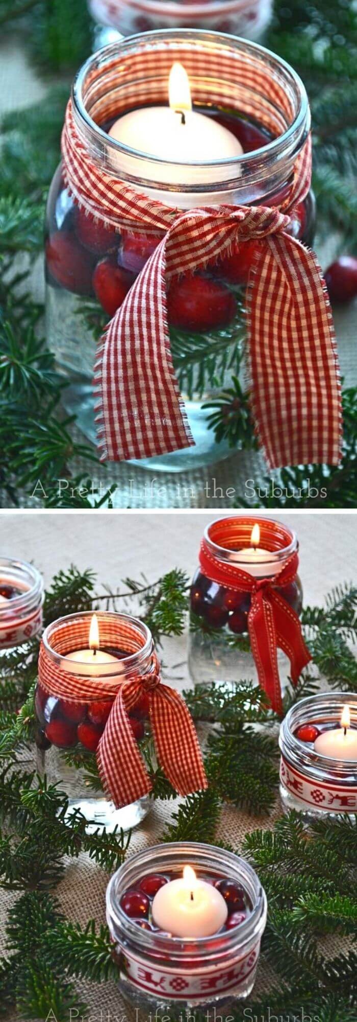 #1. The floating candle centerpiece