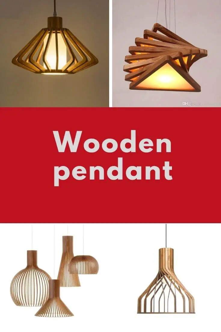 Wooden pendant