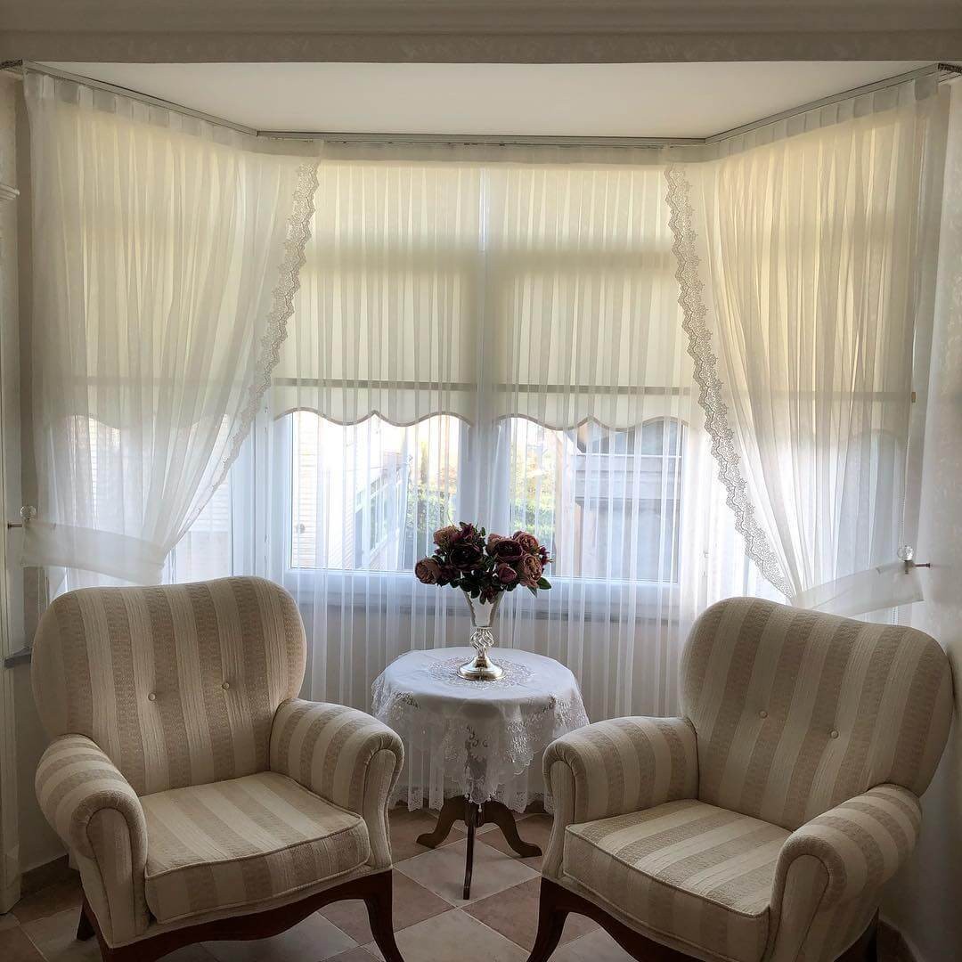 White curtain