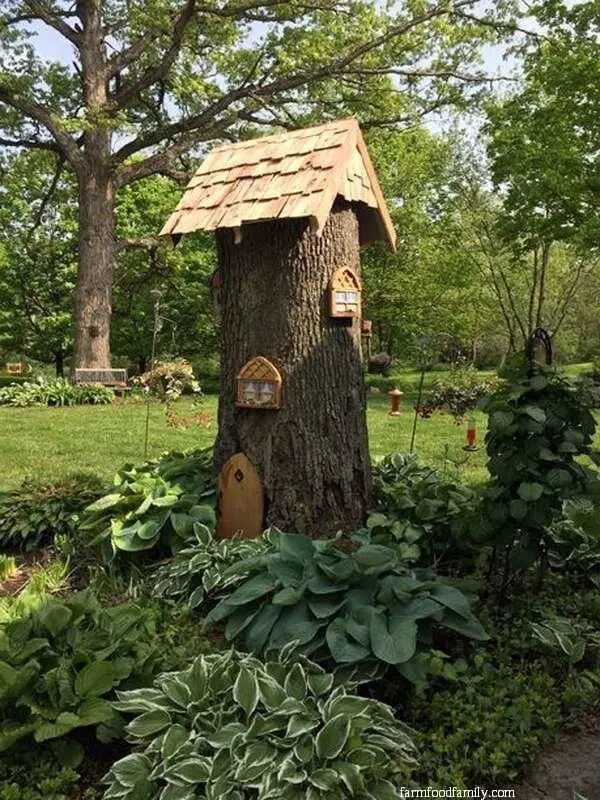 Home for garden gnomes