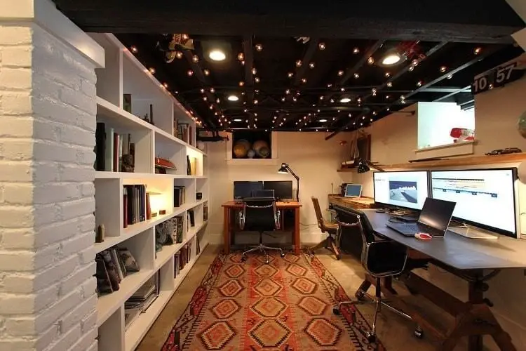 Underground home office