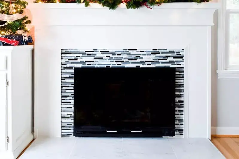 Mosaic tile ideas for fireplace