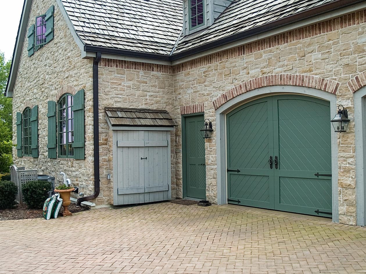 French style garage doors