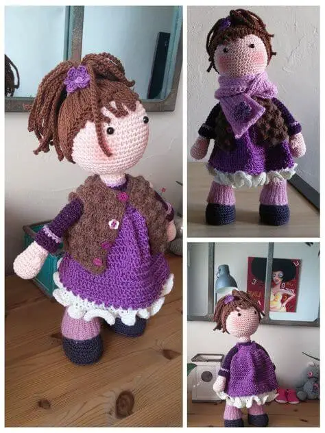 Doll MIA pattern by CARO created design