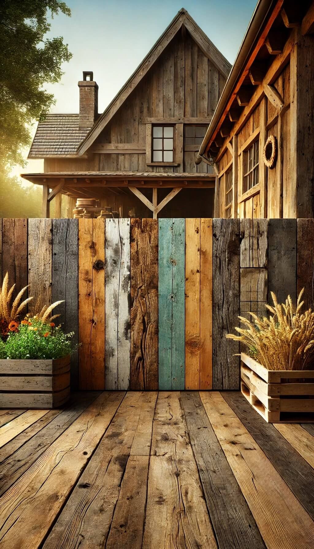 Reclaimed Wood Fence