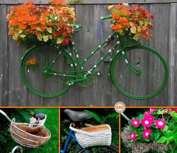 DIY Bicycle Planter