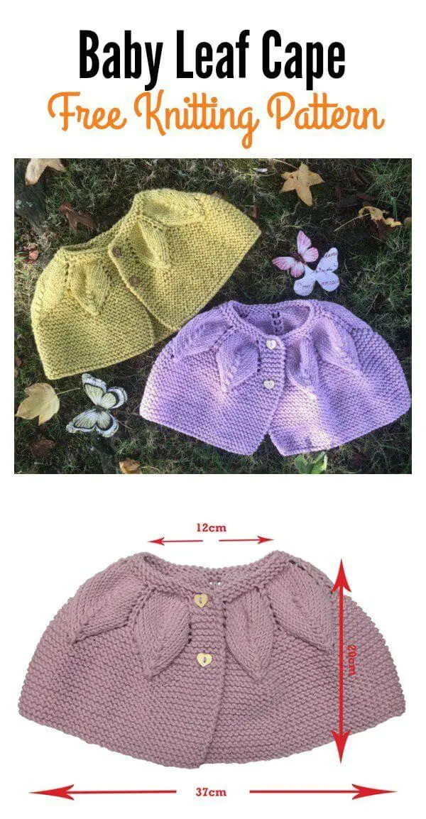 Knit Leaves Cape