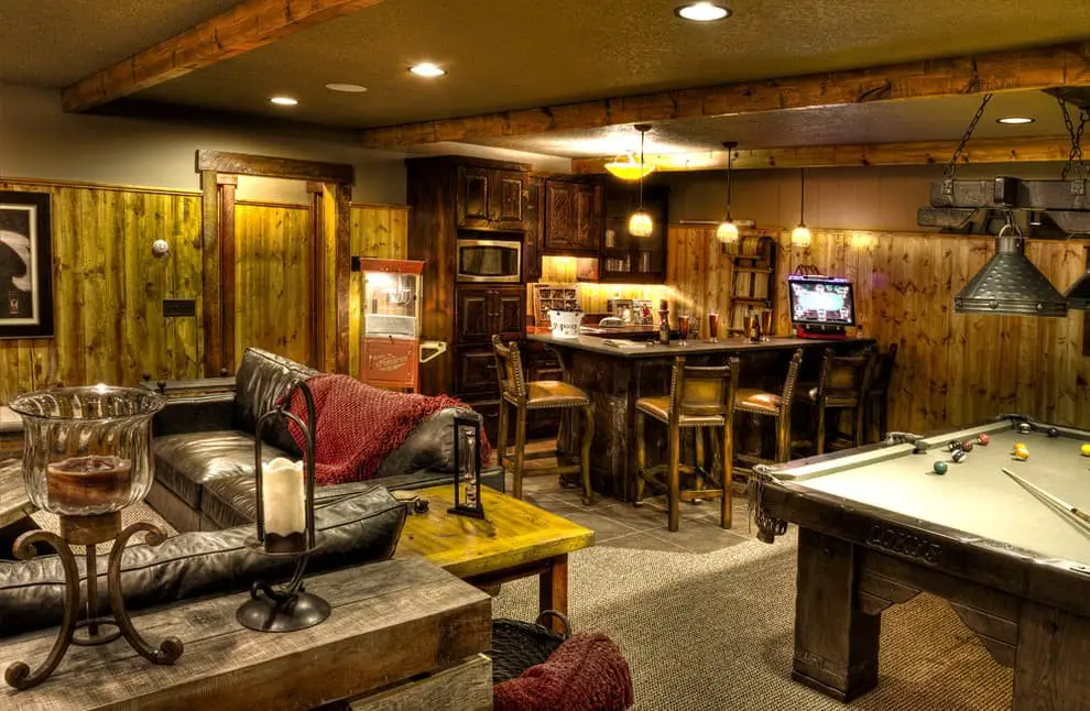 Rustic Style Game Room