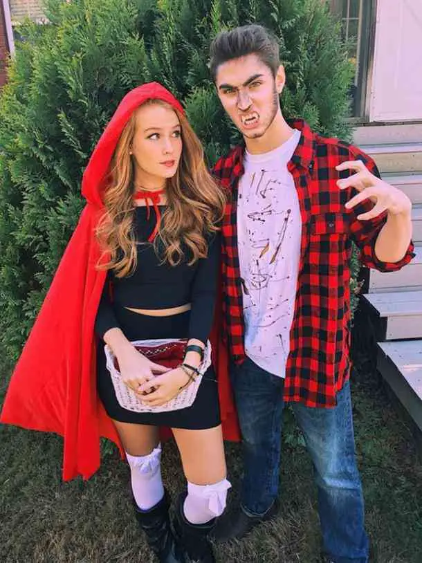 Little red riding hood and the wolf