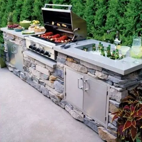 Outdoor kitchen bar ideas