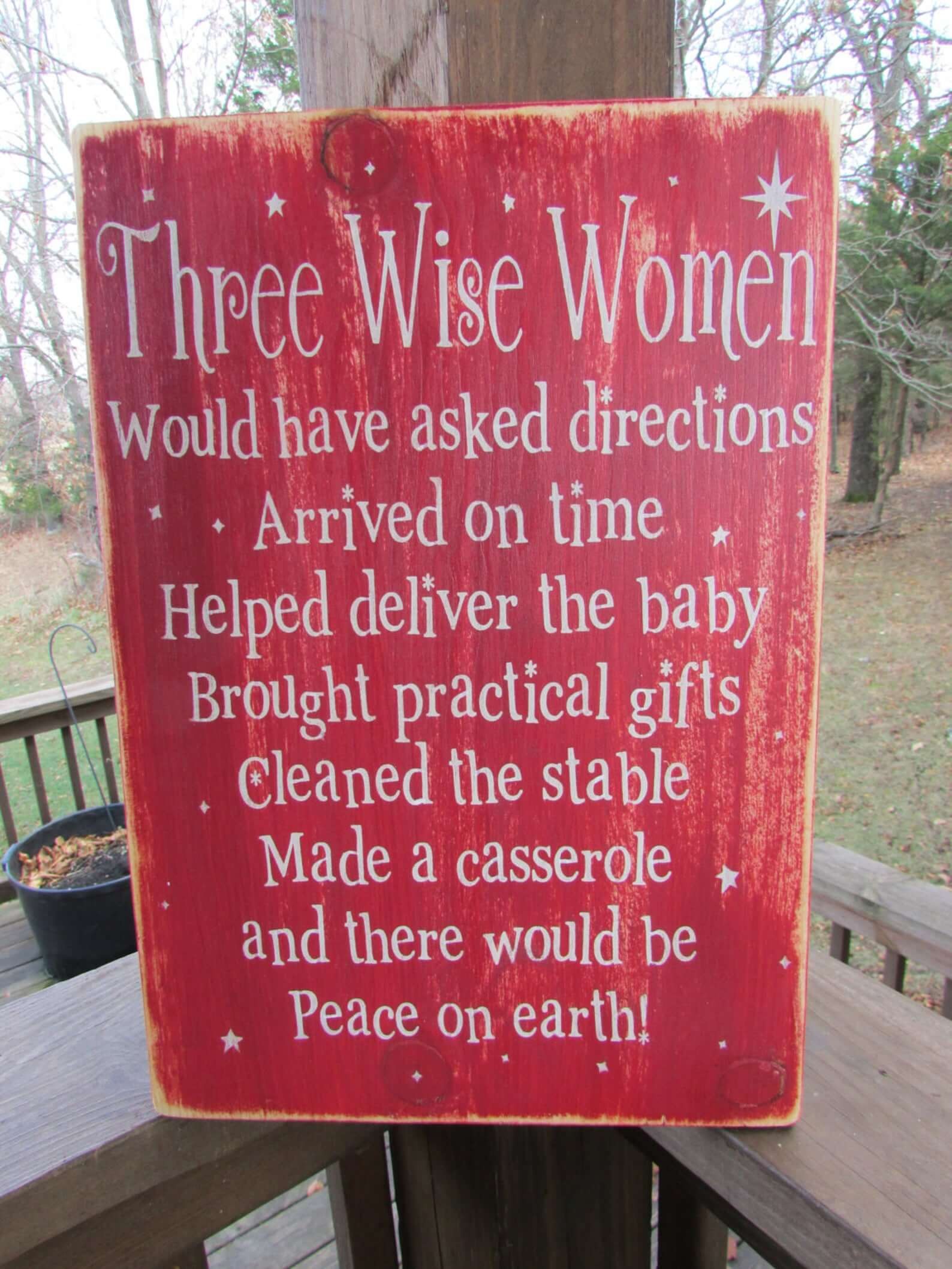 Country Christmas sign