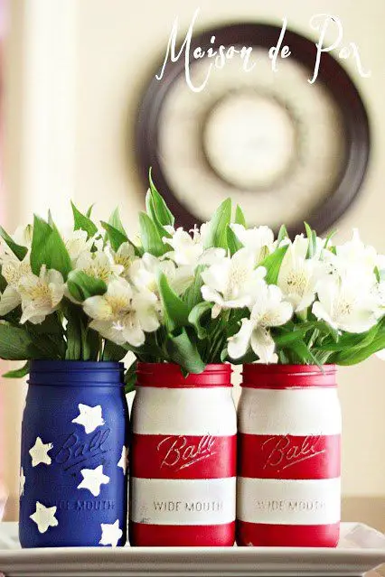 Mason Jar Flag