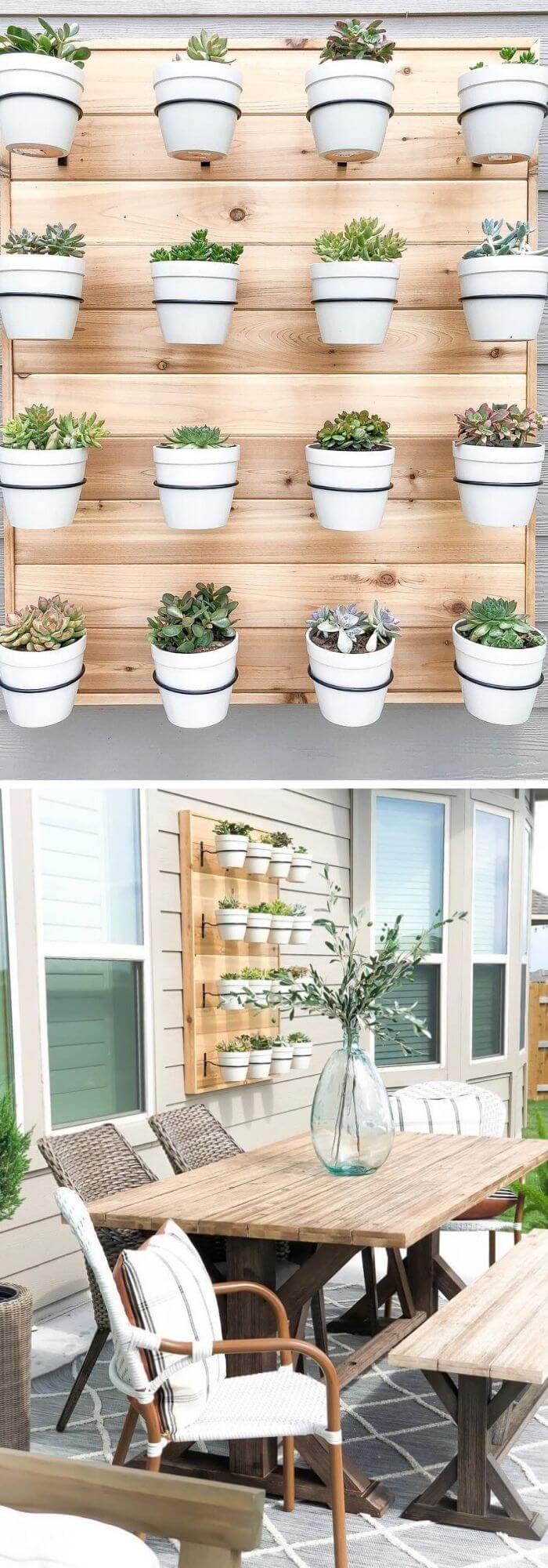 DIY Succulent Wall Planter