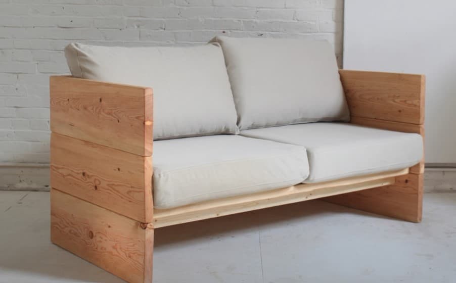 Couch made of wood