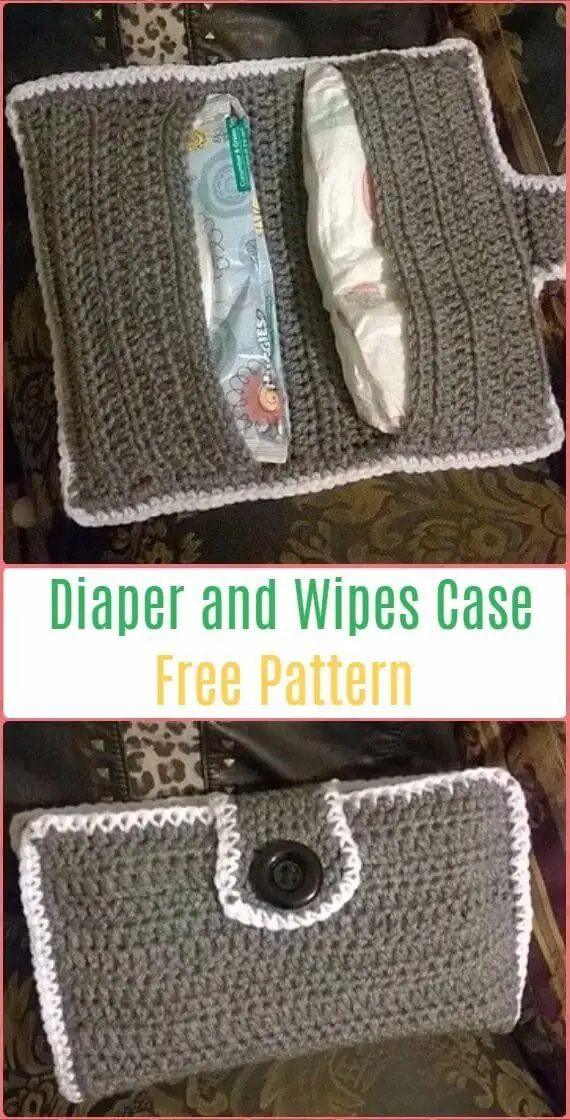 Diapers And Wipes Case Crochet