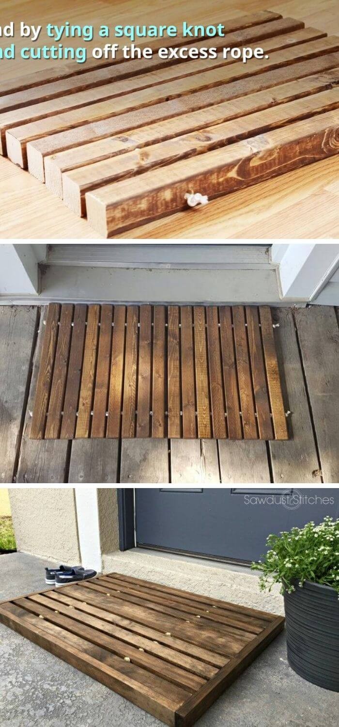 Wooden Doormat