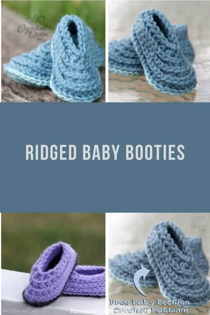 Ridged Baby Booties