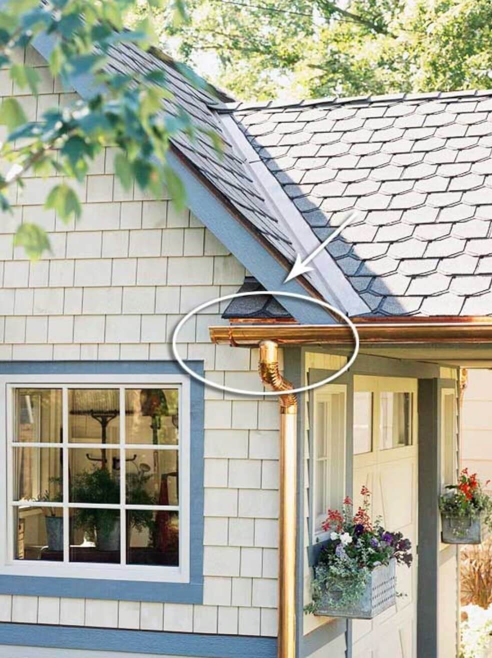 Replace gutters and downspouts