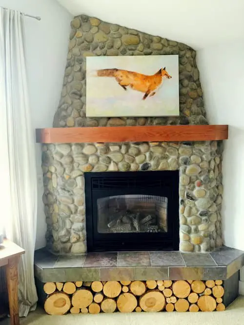 Stone fireplace surround ideas