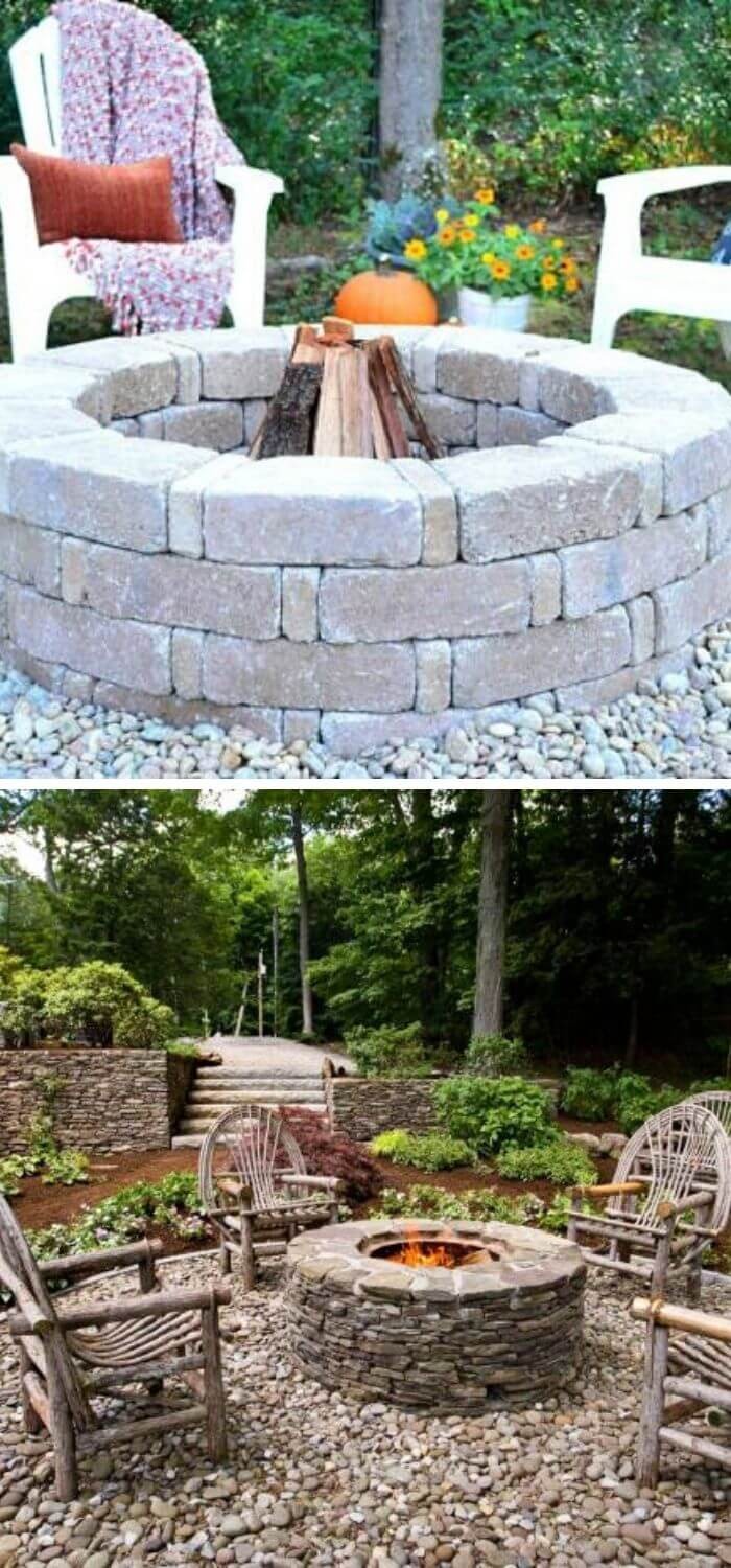 Beach Stone Fireplaces