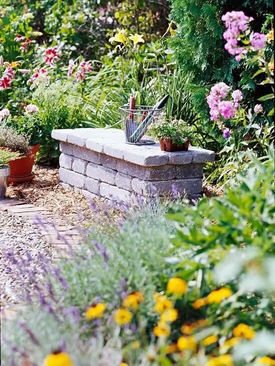 Stone bench