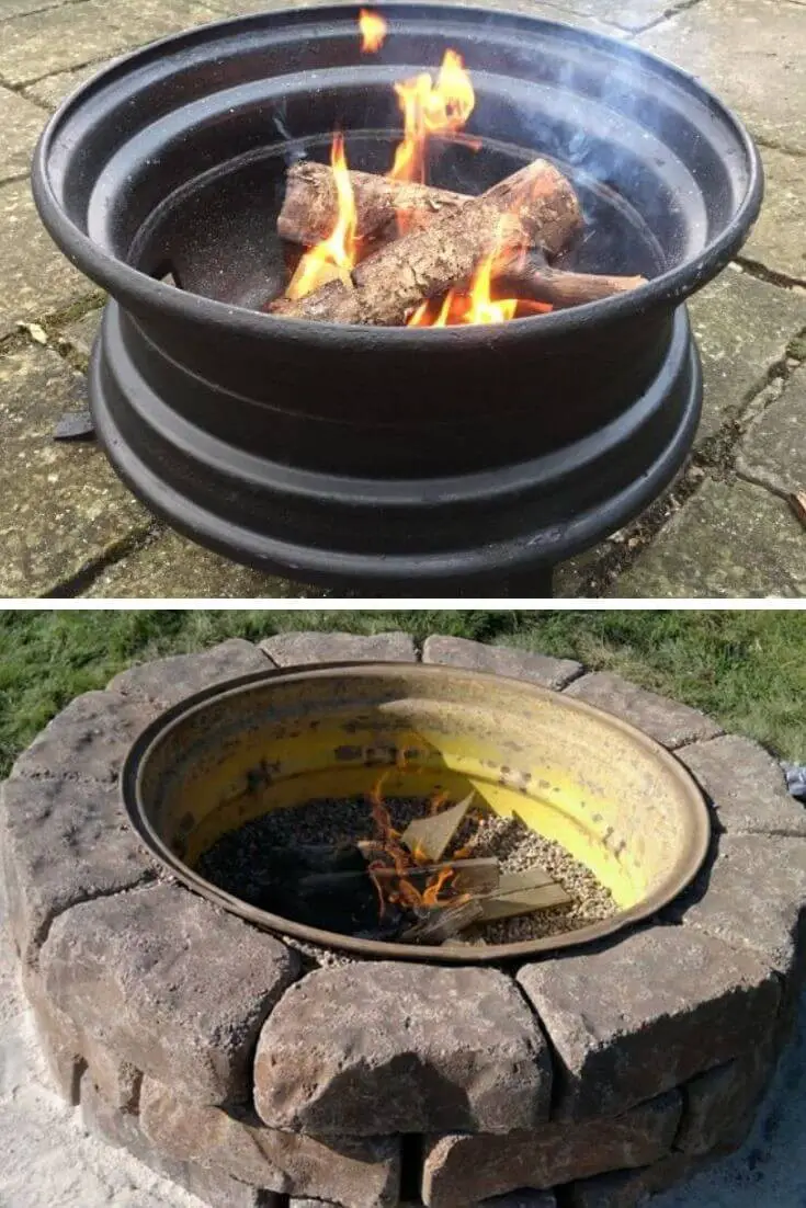 Truck Rim Fire Pit