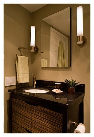 Use Lighting to Increase Space in a Small Bathroom