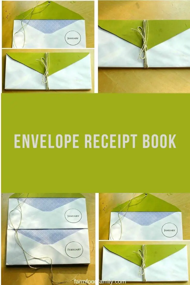 Envelope Receipt book: