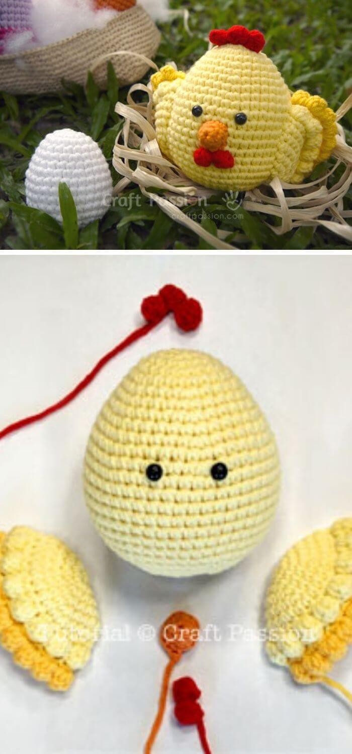 15 Easter Crochet Chicken Free Patterns