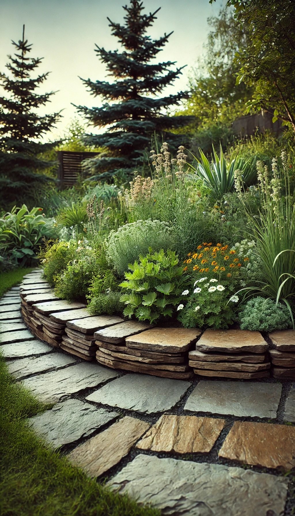 Versatile Flagstone Edging