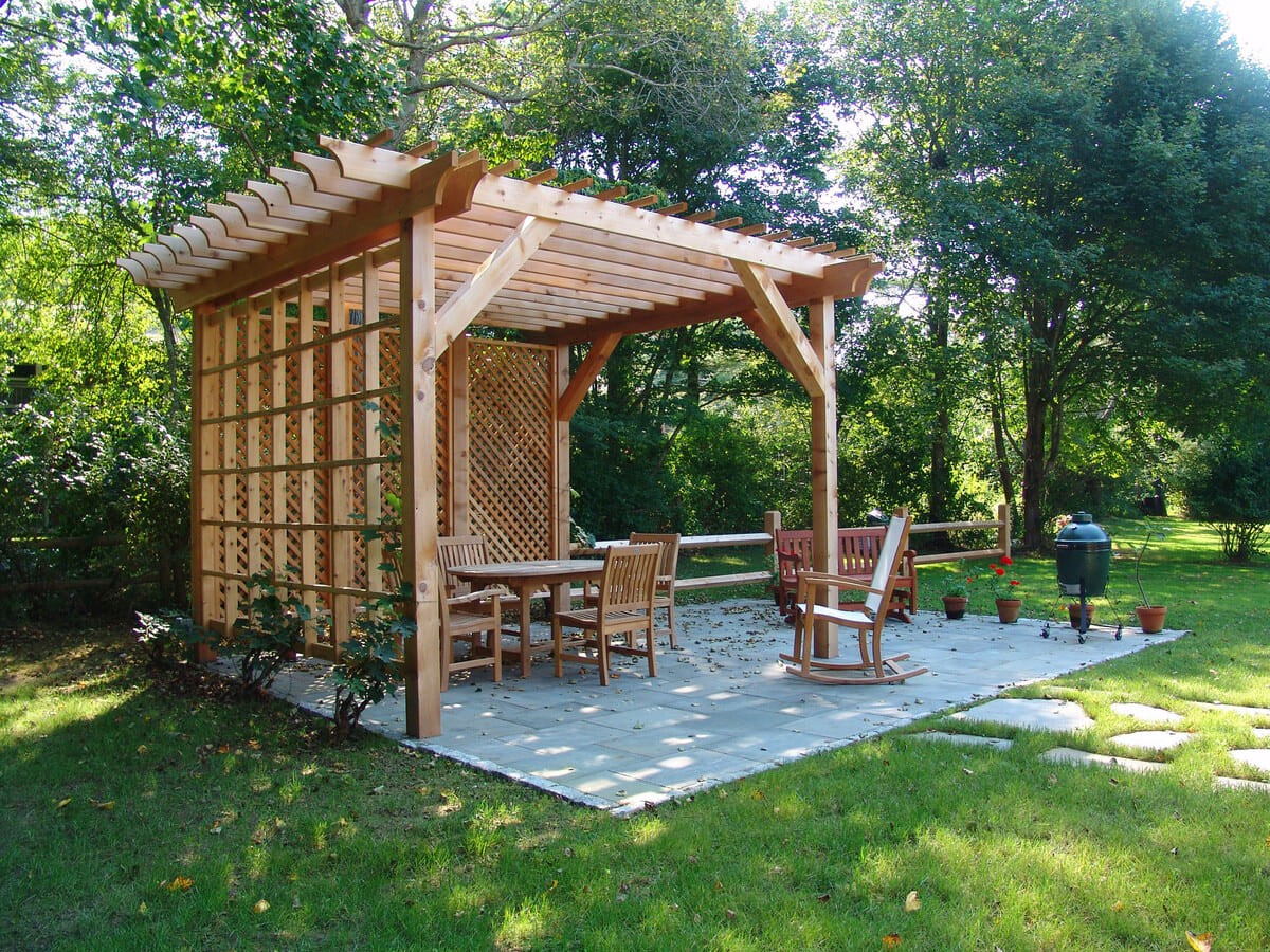 Pergola-Covered