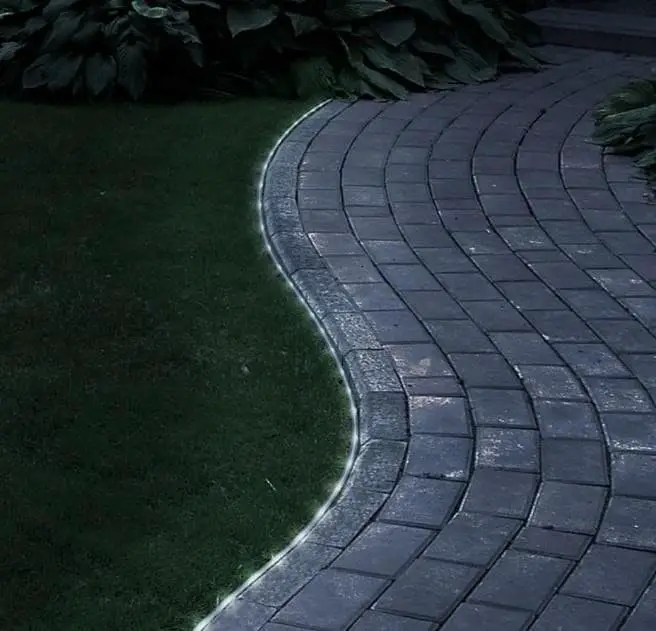 Ground driveway lighting ideas