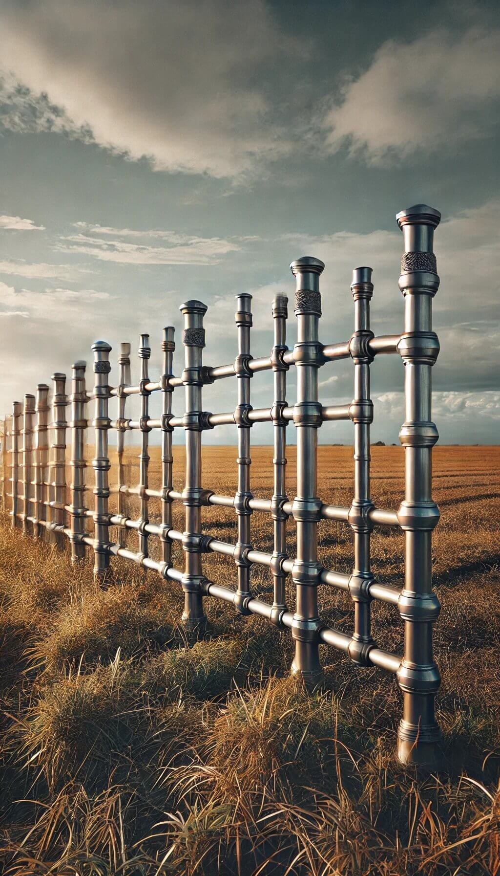 Traditional Pipe Fence