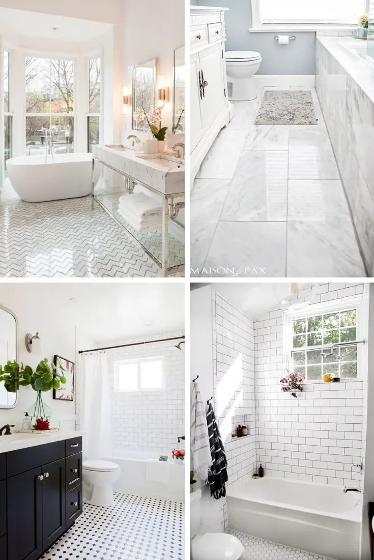 White Bathroom Tile Ideas