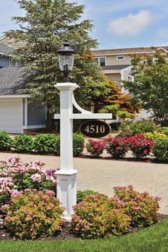 Driveway light post ideas