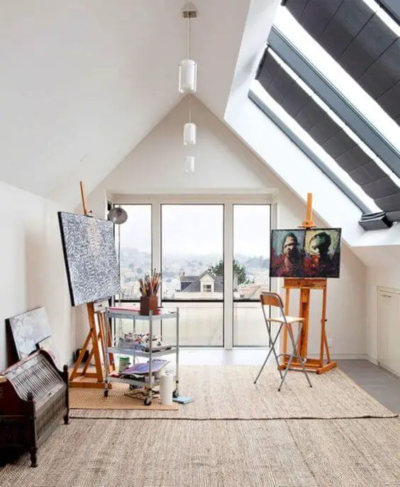 Attic studio